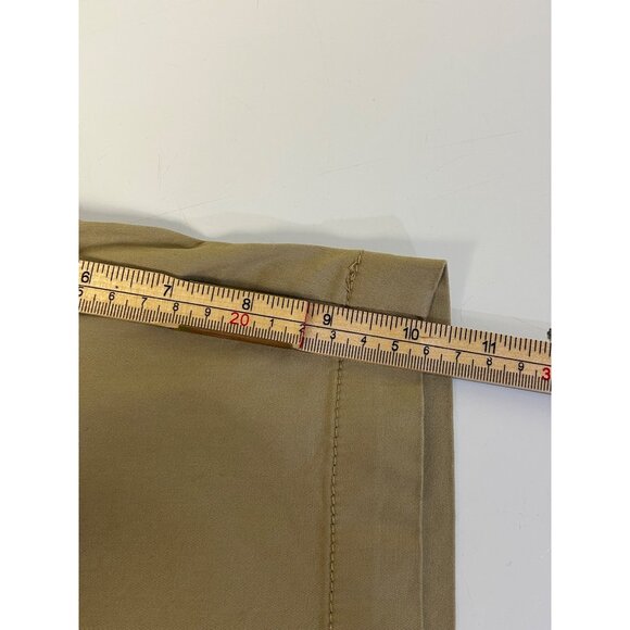 Cat & Jack khaki shorts flat front sz 18 husky boys shorts - Picture 6 of 7